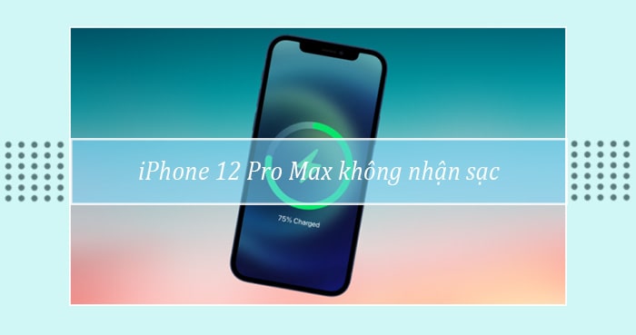 iPhone 12 Pro Max sac khong vao