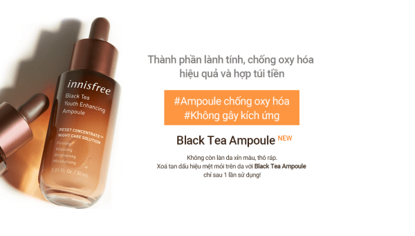 Review Innisfree Black Tea Youth Enhancing Ampoule