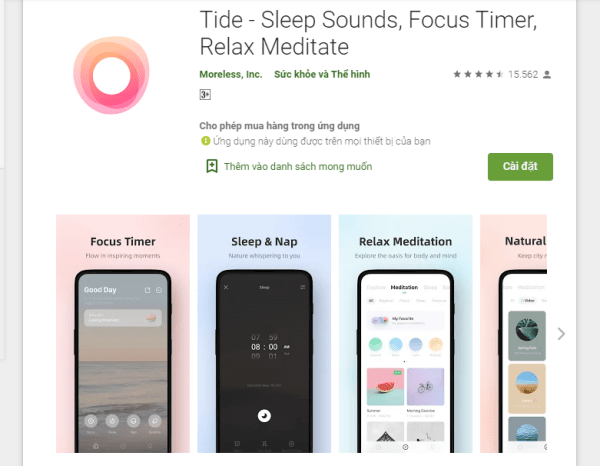 Ứng dụng Tide Ứng dụng Tide