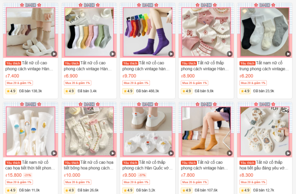 Shop bán vó trên Shopee Dmiji Shop bán vó trên Shopee Dmiji