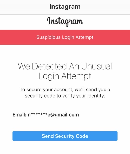 Nguyên nhân không nhận được mã xác nhận từ Instagram