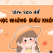 Cách học những điều khó