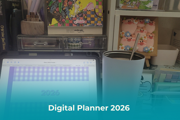 Template digital planner 2026 cho iPad